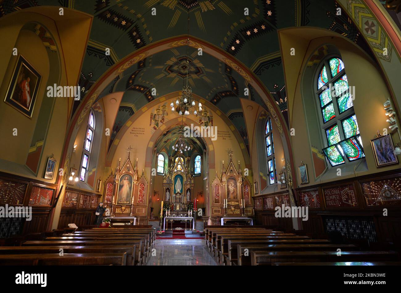 A View Of A Chapel Of The Miraculous Image Of The Merciful Jesus And