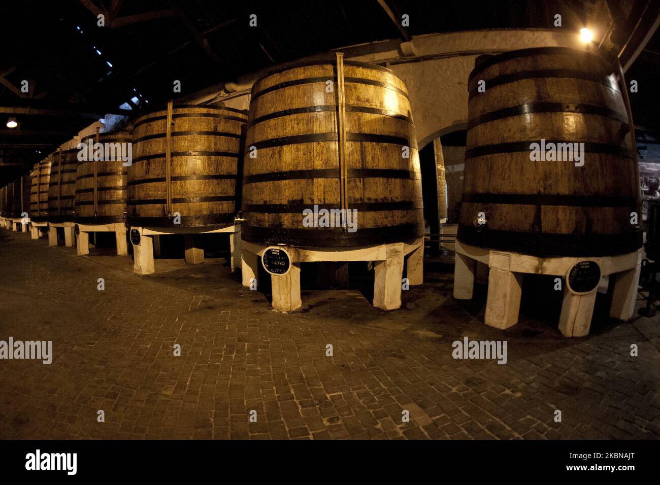 Ferreira port wine cellars, in Porto, Portugal, Port wine. These wines