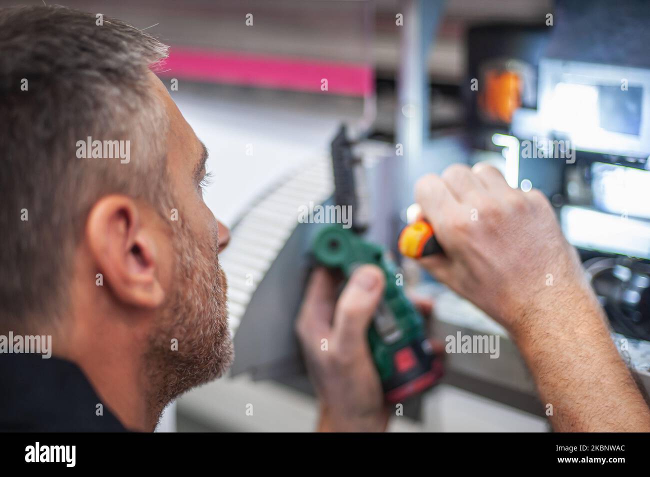 Nead Machine Printer haeds hi-res stock photography and images - Alamy