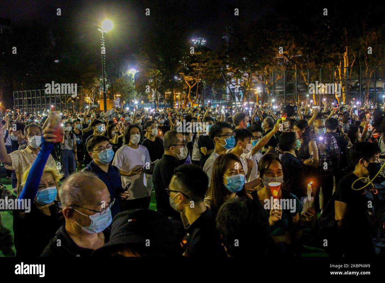 Marking 31 years since the Tiananmen Square tragedy, residents light