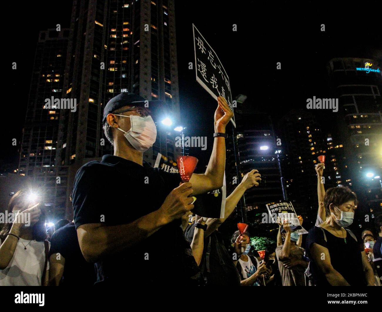 Marking 31 years since the Tiananmen Square tragedy, residents light