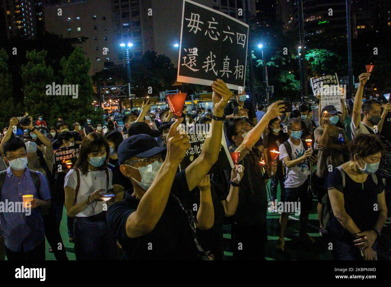 Marking 31 years since the Tiananmen Square tragedy, residents light