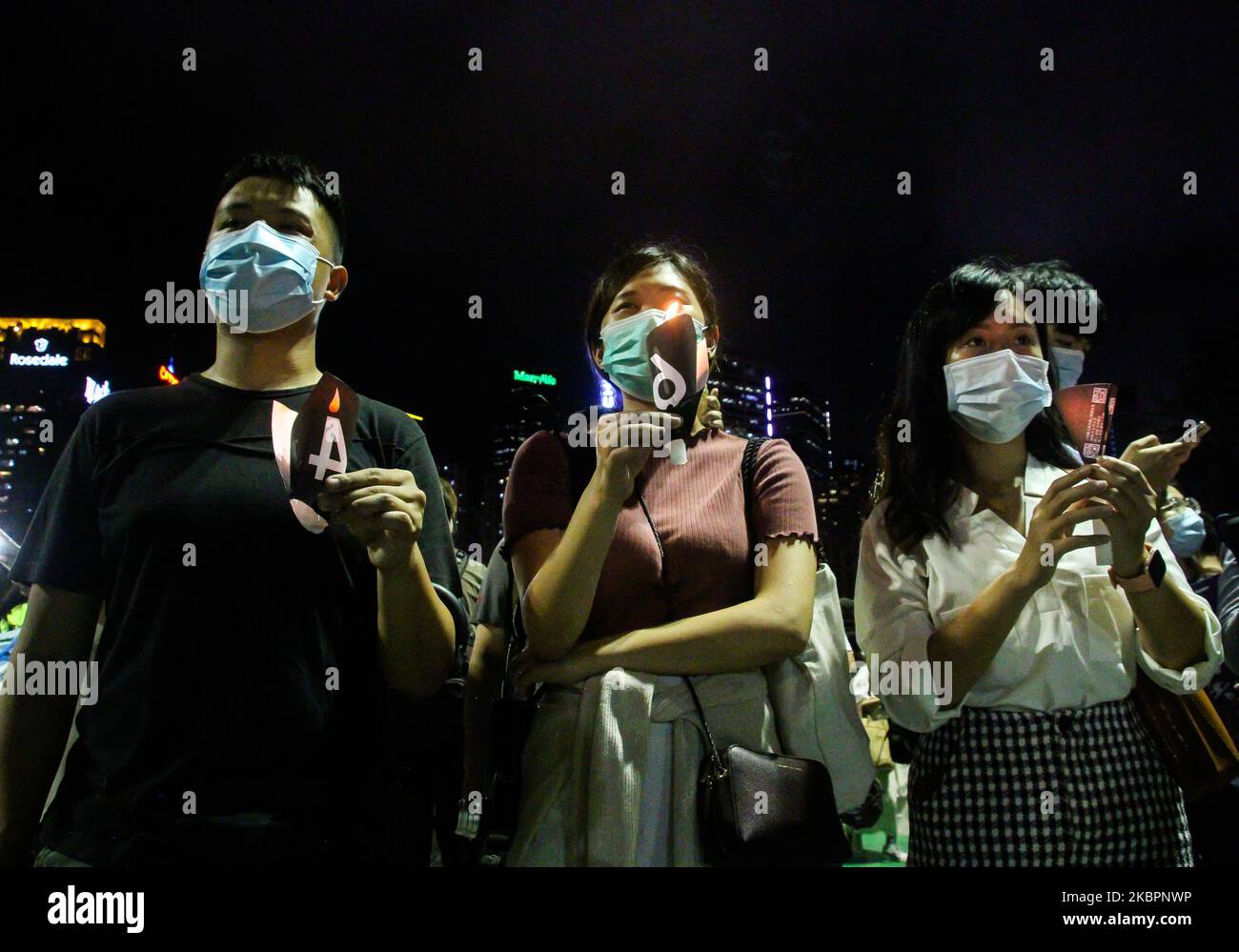 Marking 31 years since the Tiananmen Square tragedy, residents light