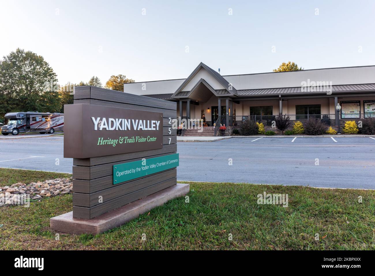 ELKIN, NORTH CAROLINA, USA14 OCTOBER 2022 The Yadkin Valley Heritage