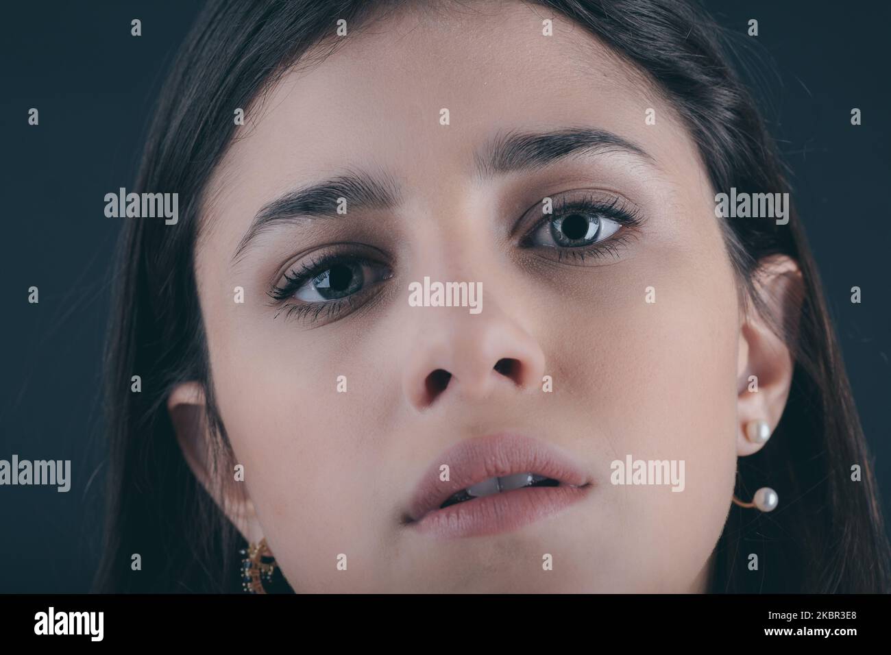 Studio session of the italian actress Benedetta Porcaroli, protagonist