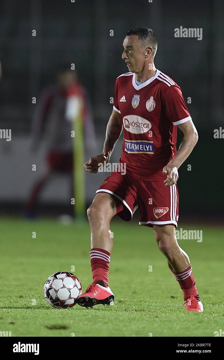 Istvan Sandor Fulop of Sepsi OSK in action during the match between Sepsi  OSK v FC Hermannstadt Sibiu, for the Romania First League, in  Sfantu-Gheorghe, Romania, on June 13, 2020. (Photo by