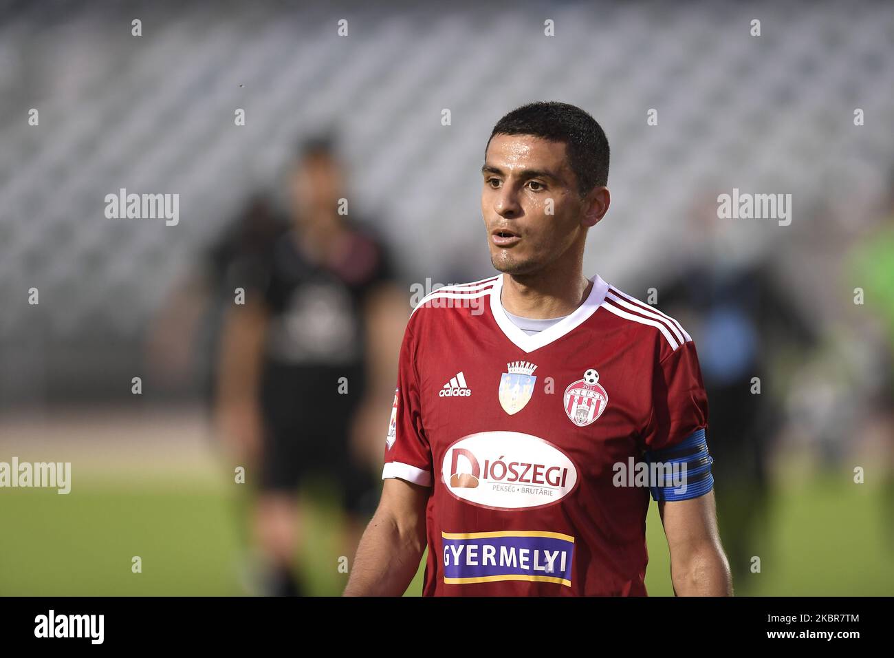 Cristiano Pereira Figueiredo goalkeeper of FC Hermannstadt reacts