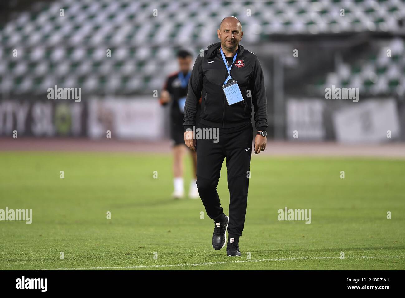 Cristiano Pereira Figueiredo goalkeeper of FC Hermannstadt reacts during  the match between Sepsi OSK v FC Hermannstadt Sibiu, for the Romania First  League, in Sfantu-Gheorghe, Romania, on June 13, 2020. (Photo by