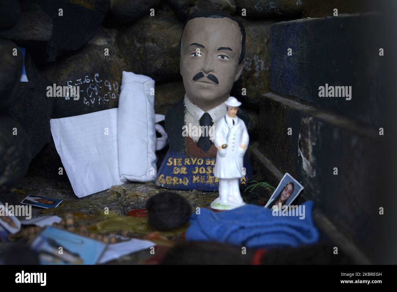 Image of Dr. José Gregorio Henrnadez placed in one of the multiple altars of the sanctuary located in Isnotu, Venezuela on February 25, 2016. He was known as 'the doctor of the poor', and is now a little closer to holiness. The Catholic Church announced the upcoming beatification of Venezuelan doctor, teacher and philanthropist José Gregorio Hernández, news long awaited by his many followers in Venezuela and other Latin American countries. The Venezuelan Episcopal Conference confirmed this Friday, June 19, 2020 that Pope Francis had given his approval for the beatification. (Photo by Jorge Man Stock Photo