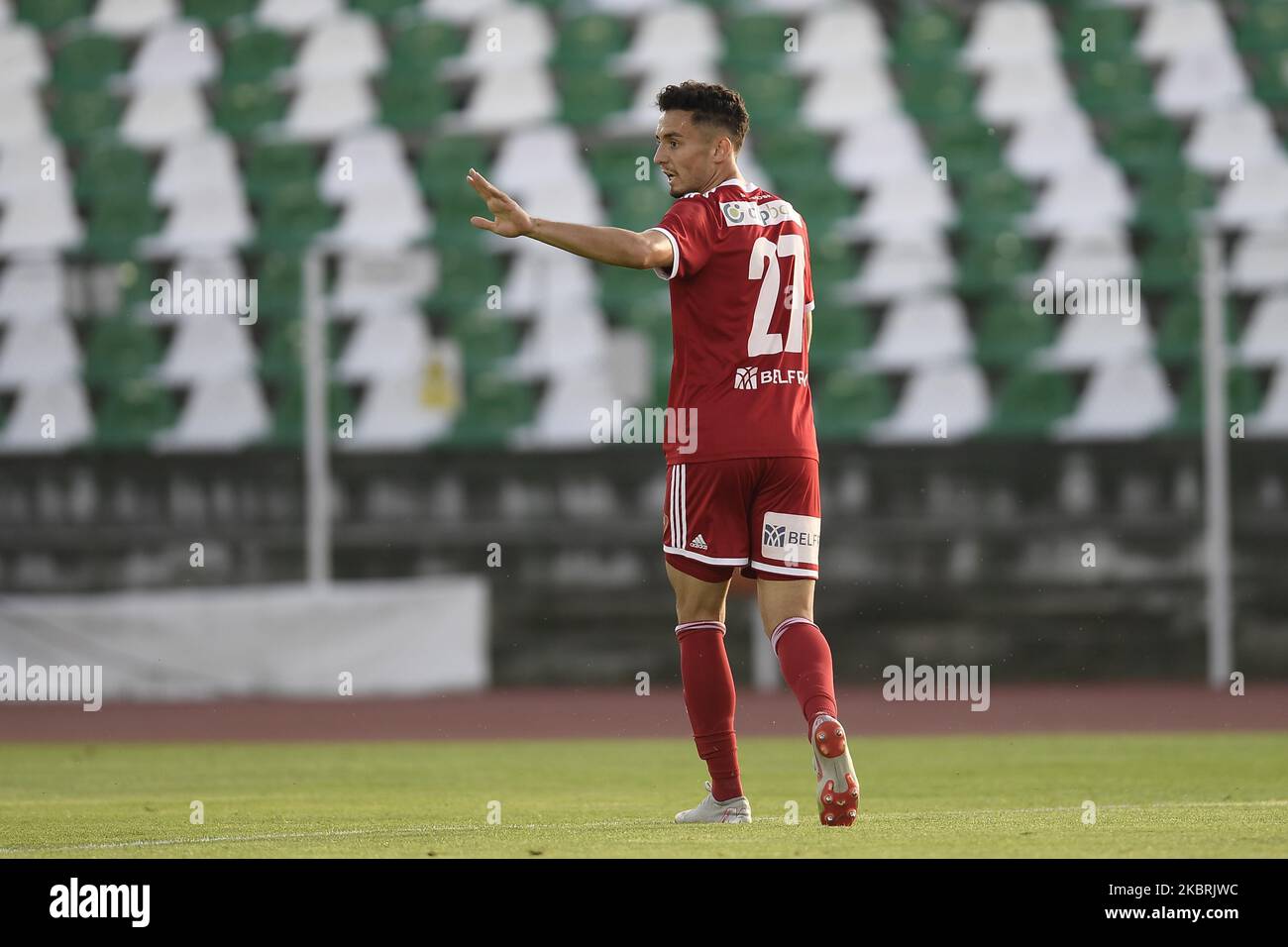 Cornel Cernea goalkeeper's coach of Sepsi OSK during semifinal of the  Romanian Cup edition 2019-20 between Sepsi Osk and Politehnica Iasi in  Sfantu Gheorghe, Romania, on June 24, 2020. (Photo by Alex