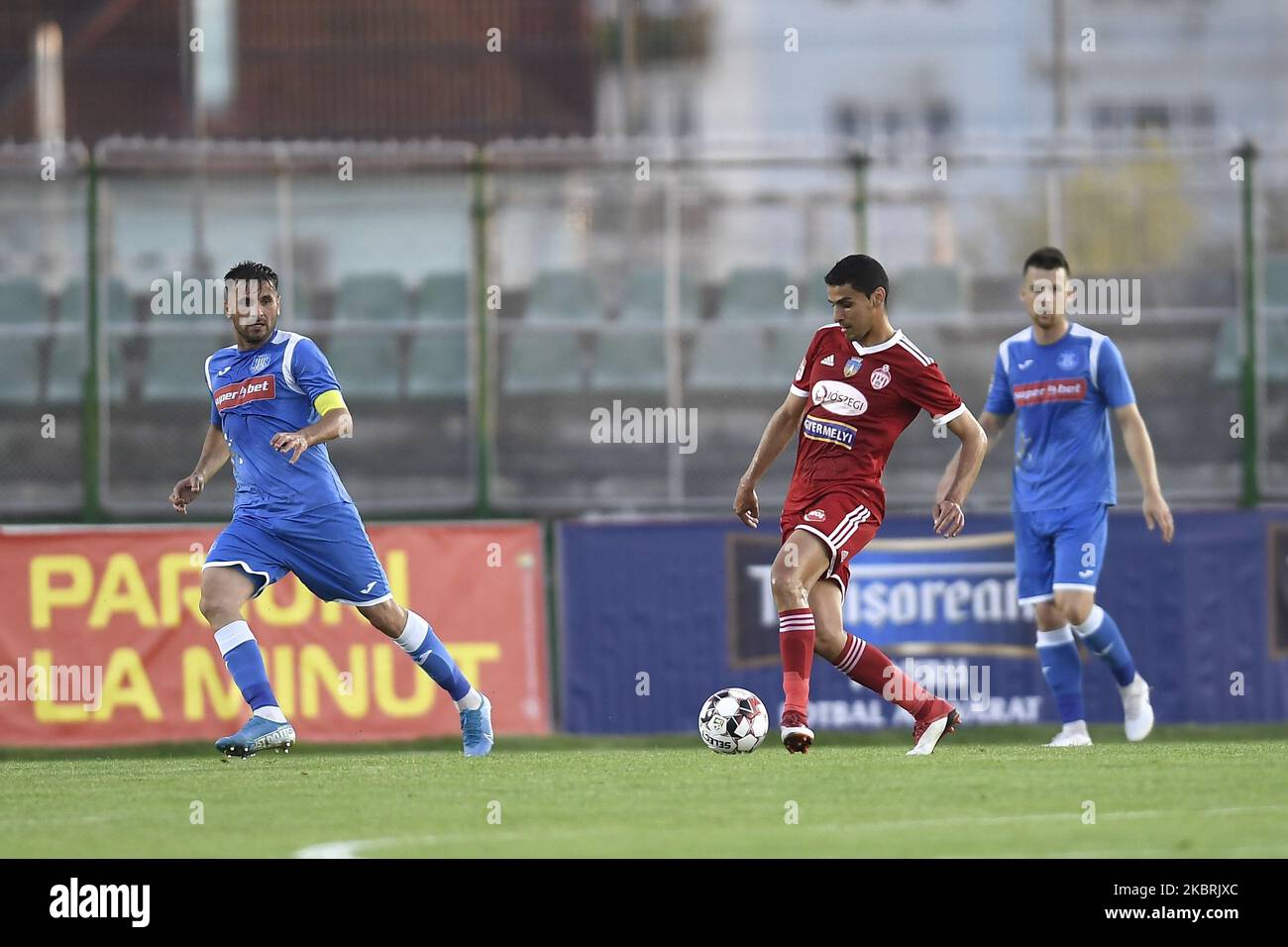 Rachid Bouhenna of Sepsi OSK in action during semifinal of the