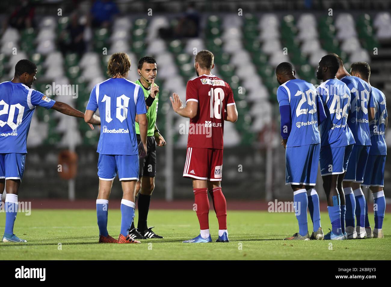 Cornel Cernea goalkeeper's coach of Sepsi OSK during semifinal of the  Romanian Cup edition 2019-20