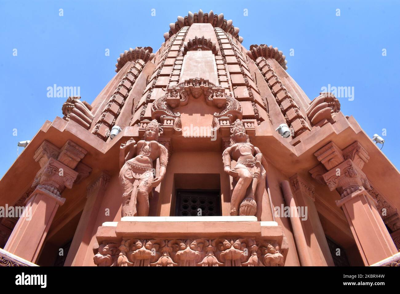 A General view of the Baron Empain Palace garden after the restoration