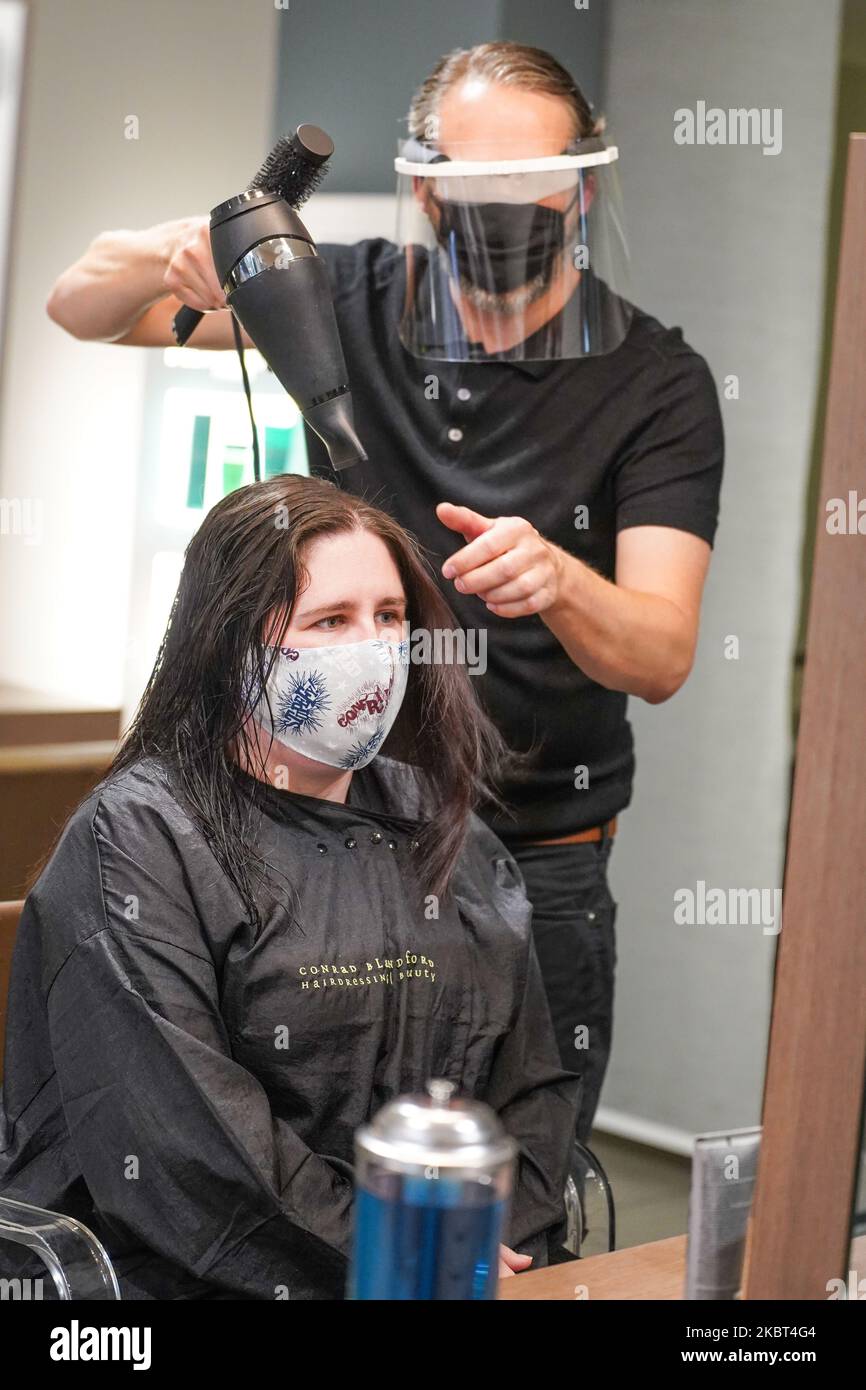 Conrad Blandford, owner of Conrad Blandford Hairdressing salon