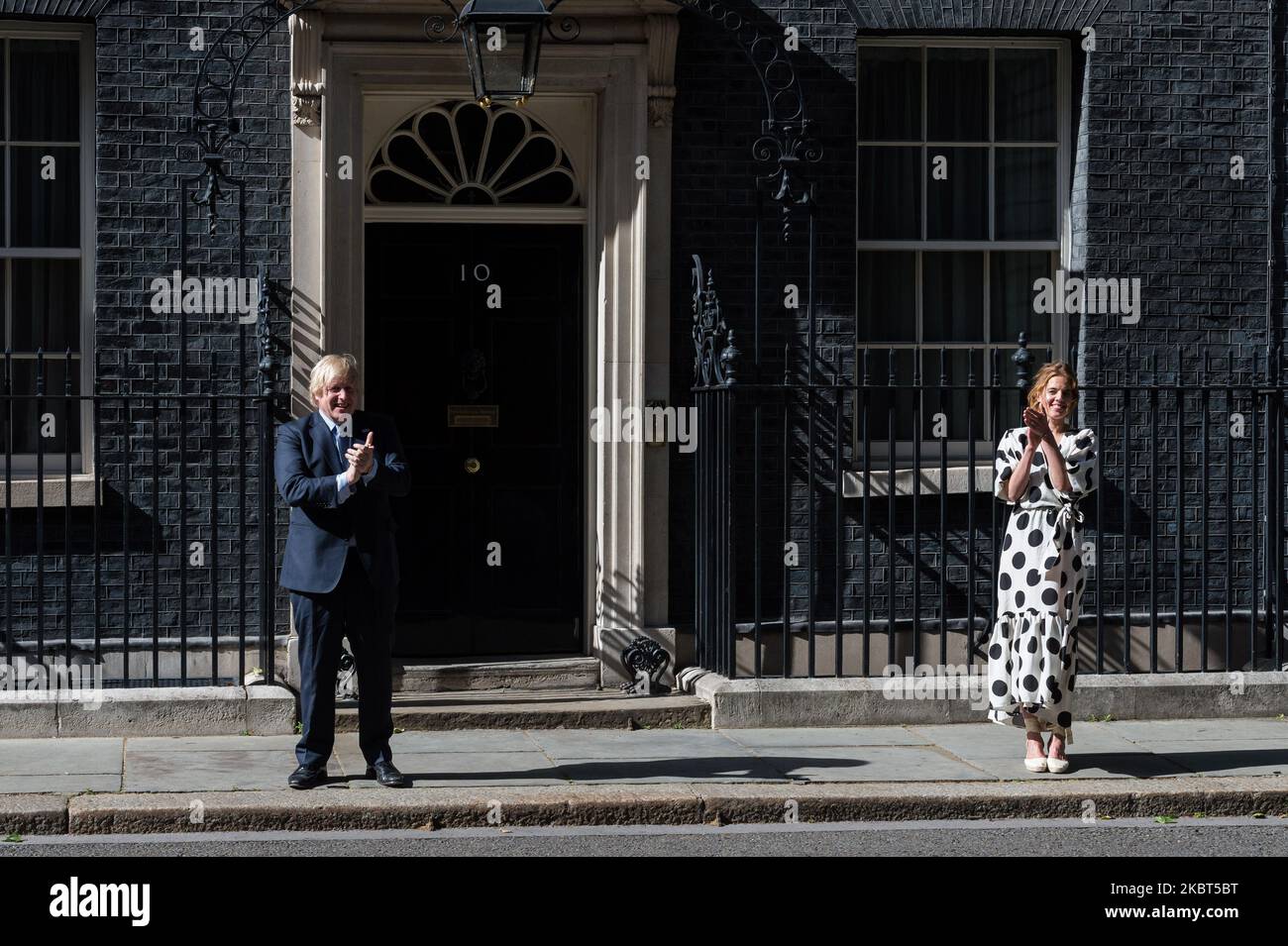 British Prime Minister Boris Johnson (L) And Annemarie Plas, Who ...