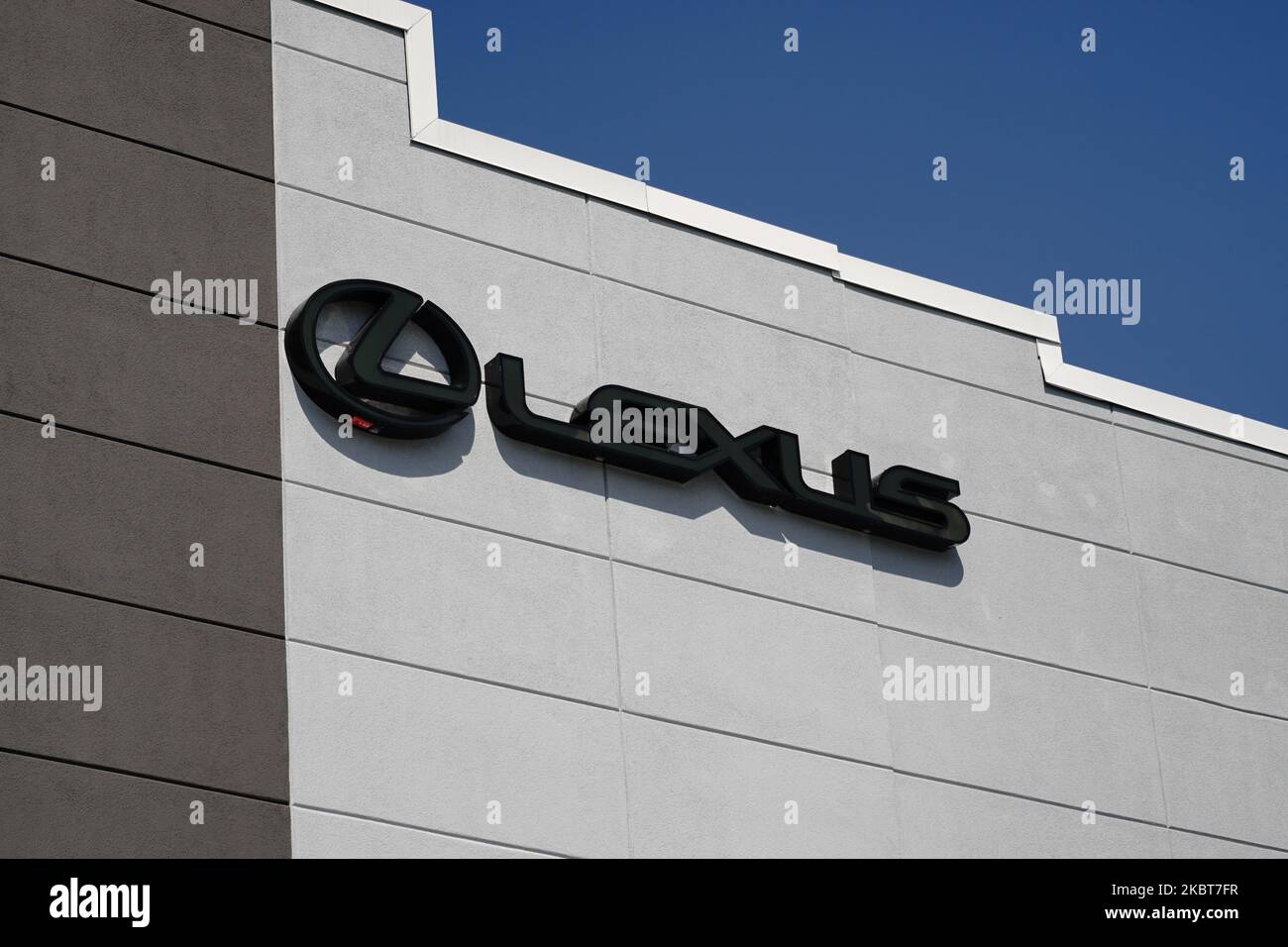 A view of Lexus dealership in Queens, New York, USA., on July 4, 2020. (Photo by John Nacion/NurPhoto) Stock Photo