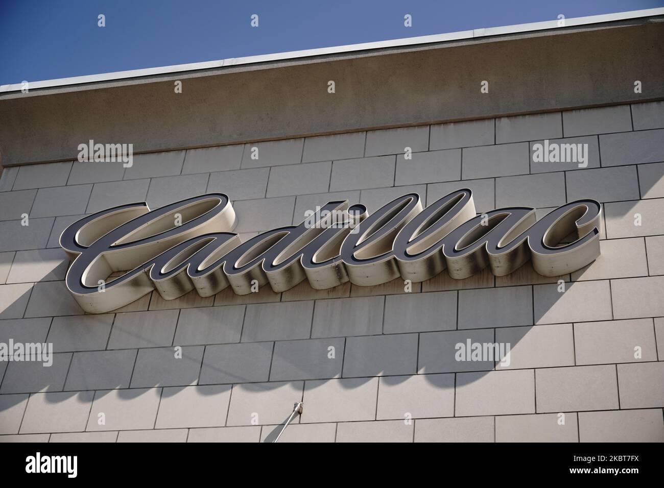 A view of Cadillac dealership in Queens, New York, USA., on July 4, 2020. (Photo by John Nacion/NurPhoto) Stock Photo
