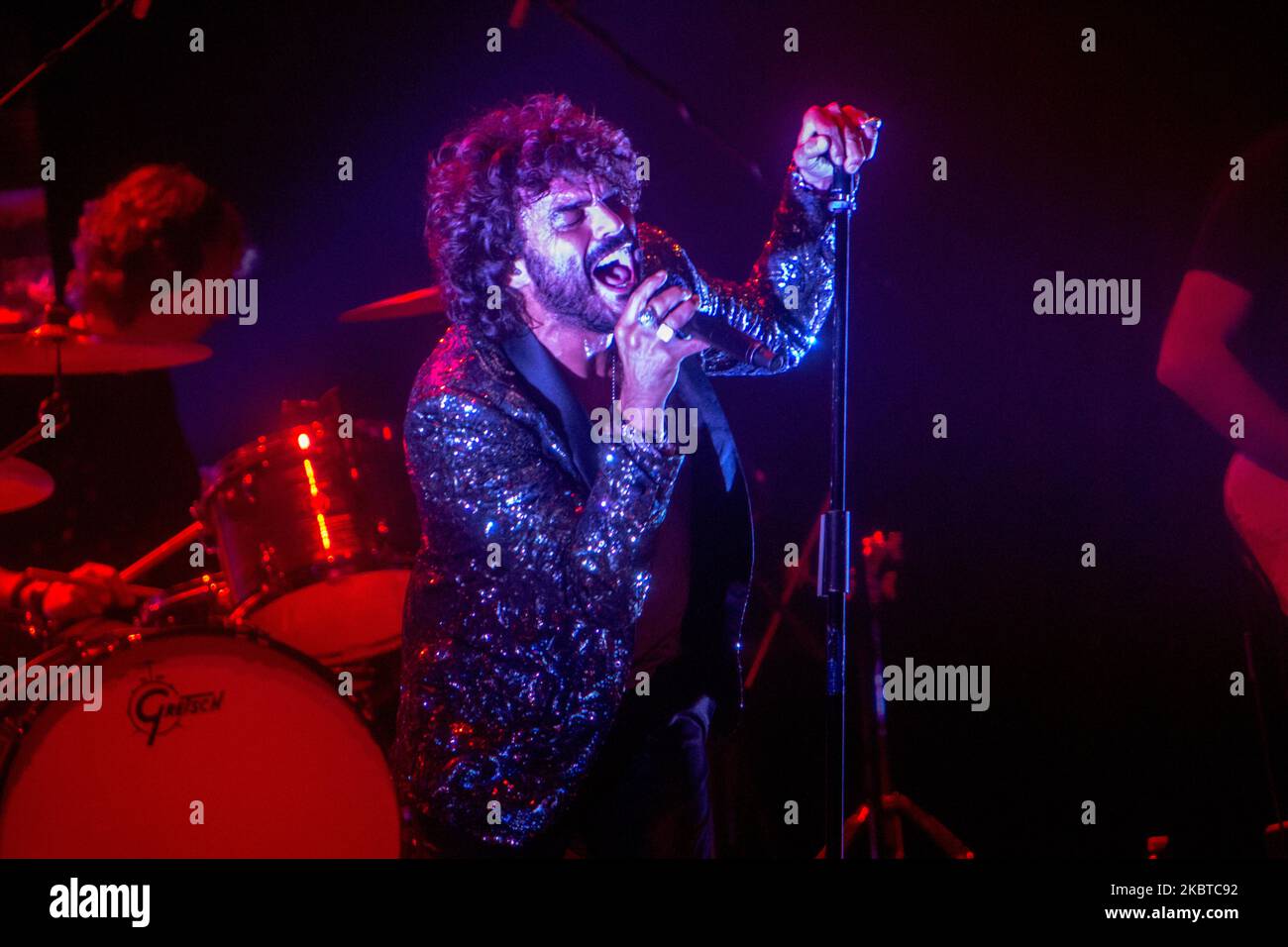 Francesco Renga performs live in Milan, Italy, on December 20 2014 (Photo by Mairo Cinquetti/NurPhoto) Stock Photo