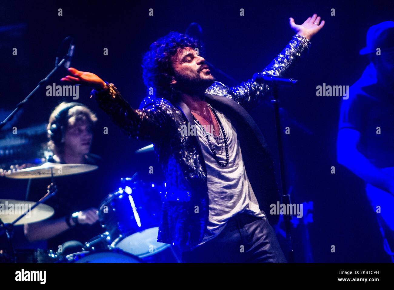 Francesco Renga performs live in Milan, Italy, on December 20 2014 (Photo by Mairo Cinquetti/NurPhoto) Stock Photo