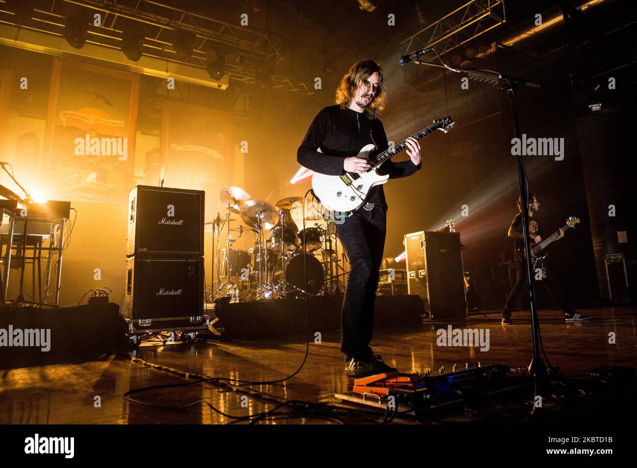 Mikael kerfeldt of Opeth performs live at Alcatraz in Milan, Italy, on November 3 2014 (Photo by Mairo Cinquetti/NurPhoto) Stock Photo