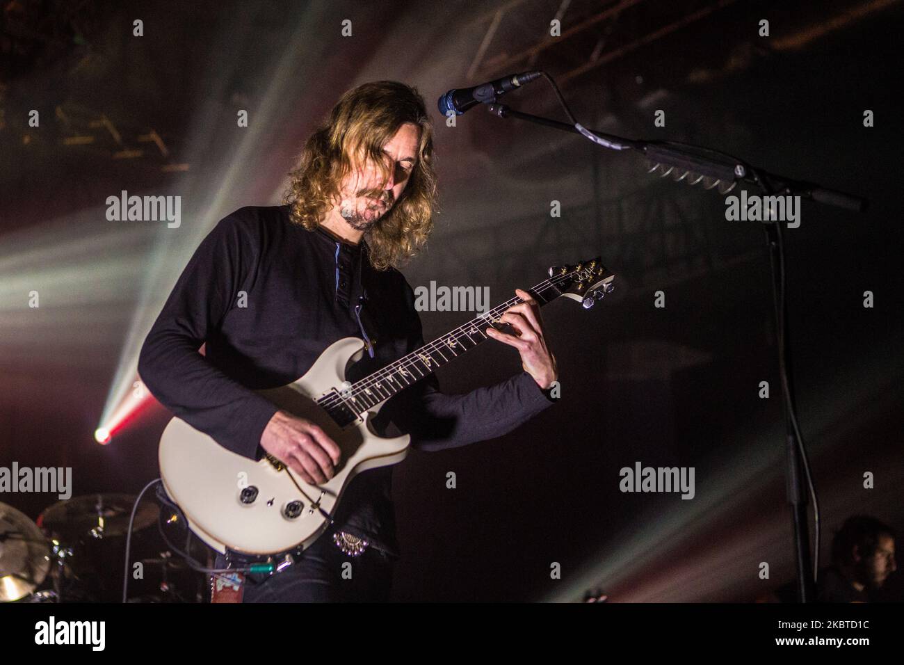 Mikael kerfeldt of Opeth performs live at Alcatraz in Milan, Italy, on November 3 2014 (Photo by Mairo Cinquetti/NurPhoto) Stock Photo