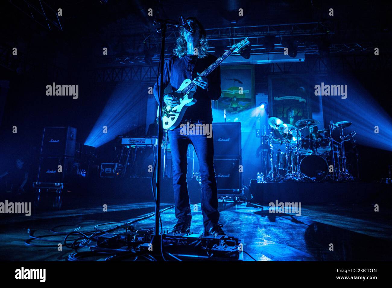 Mikael kerfeldt of Opeth performs live at Alcatraz in Milan, Italy, on November 3 2014 (Photo by Mairo Cinquetti/NurPhoto) Stock Photo