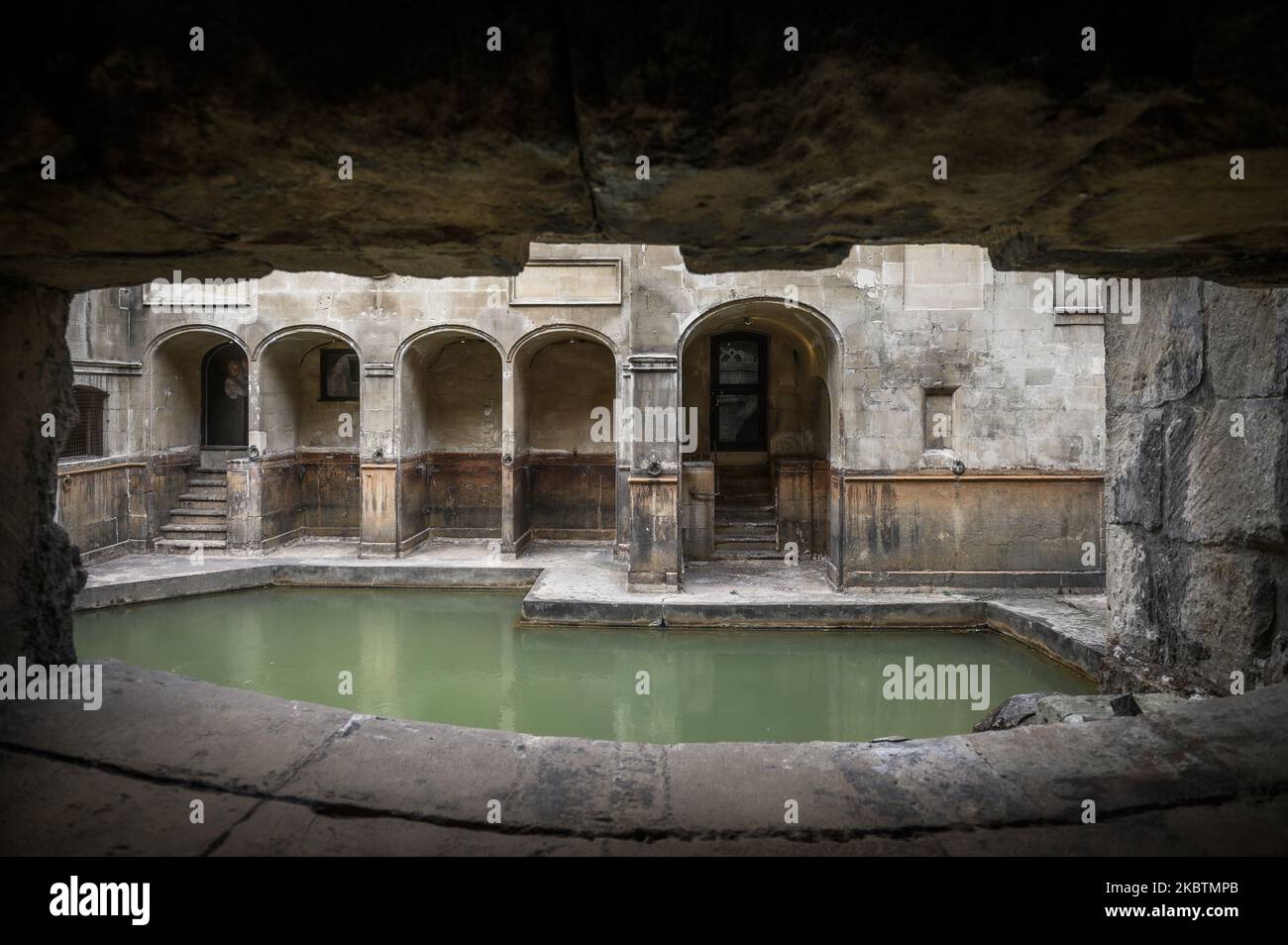 Images from the city of Bath, Somerset, England, United Kingdom. Roman Baths. Picture by Paul Heyes, Tuesday/Wednesday October 11/12, 2022. Stock Photo