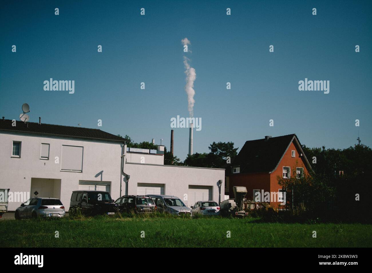 General view of Shell oil refinery in Cologne, Germany, on July 23