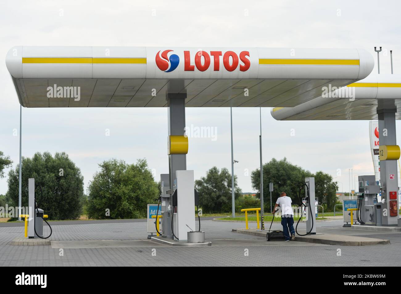 Poland lotos oil station hires stock photography and images Alamy