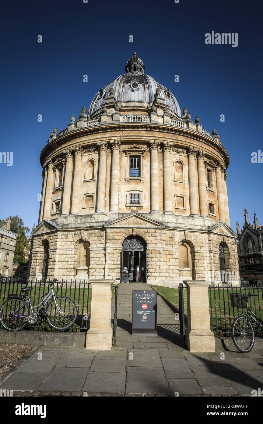 Images of Oxford, Oxfordshire, England, UK. Radcliffe Camera. Picture by Paul Heyes, Monday October 10, 2022. Stock Photo