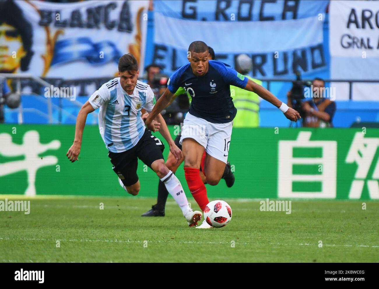 Kylian Mbappé Lottin during the FIFA World Cup match France versus