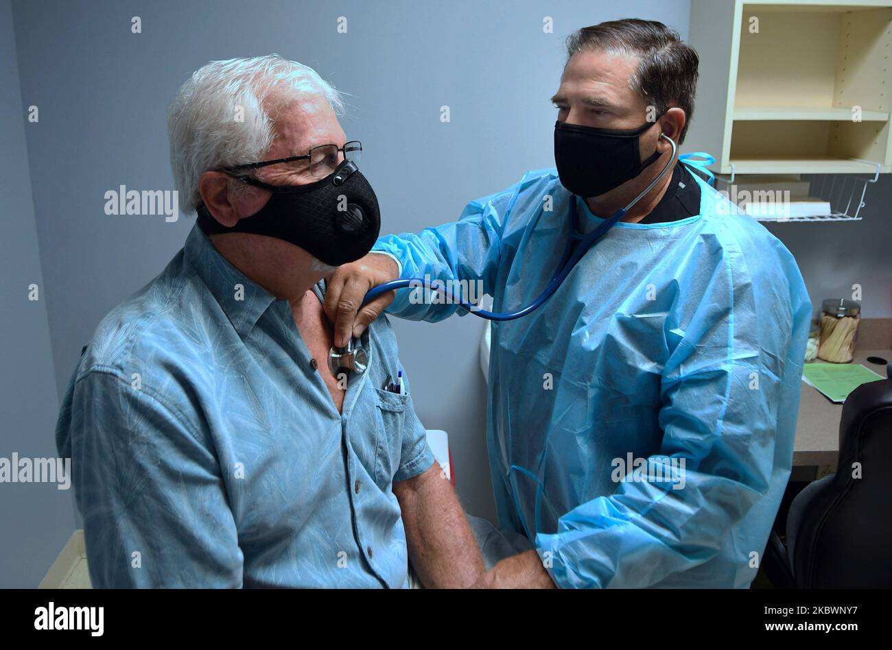 Tony Potts, a 69yearold retiree living in Ormond Beach, is examined