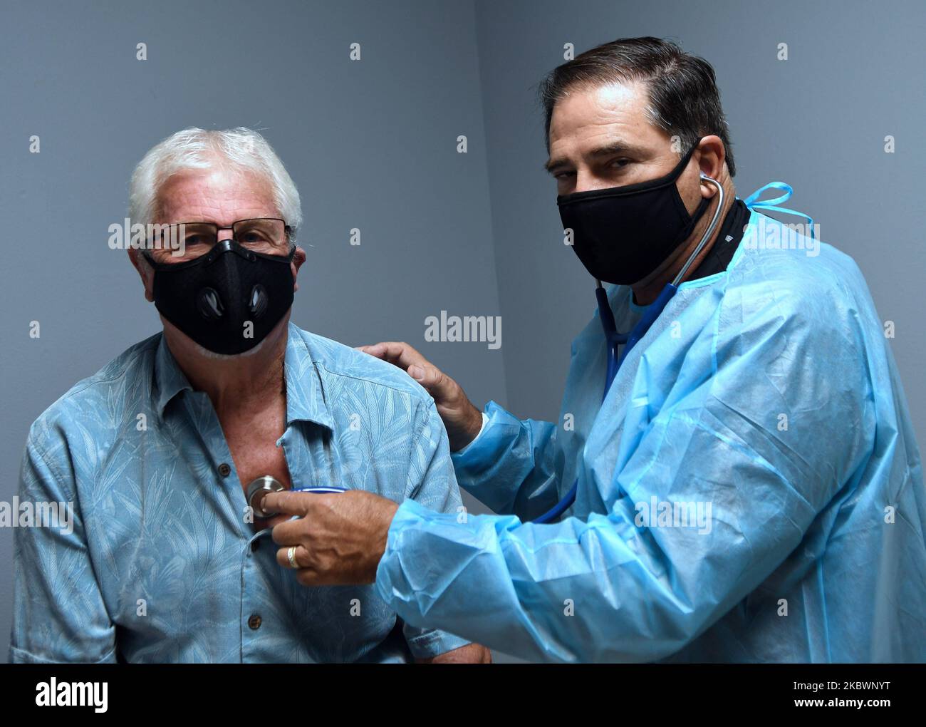 Tony Potts, a 69yearold retiree living in Ormond Beach, is examined