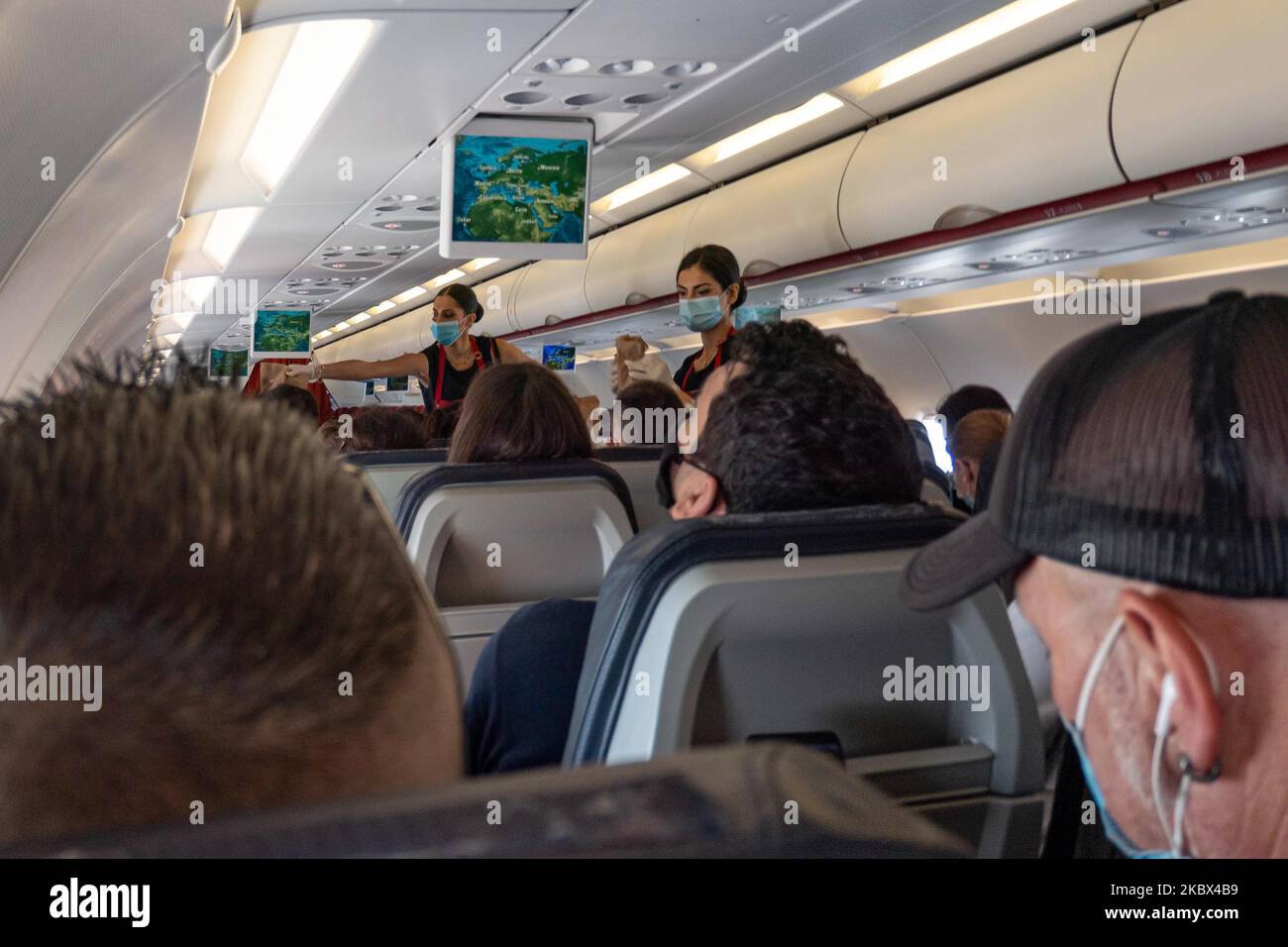 Cabin crew is offering complimentary meal during the flight. Flying in