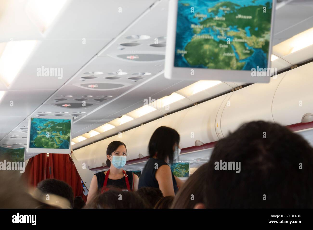 Cabin crew is offering complimentary meal during the flight. Flying in