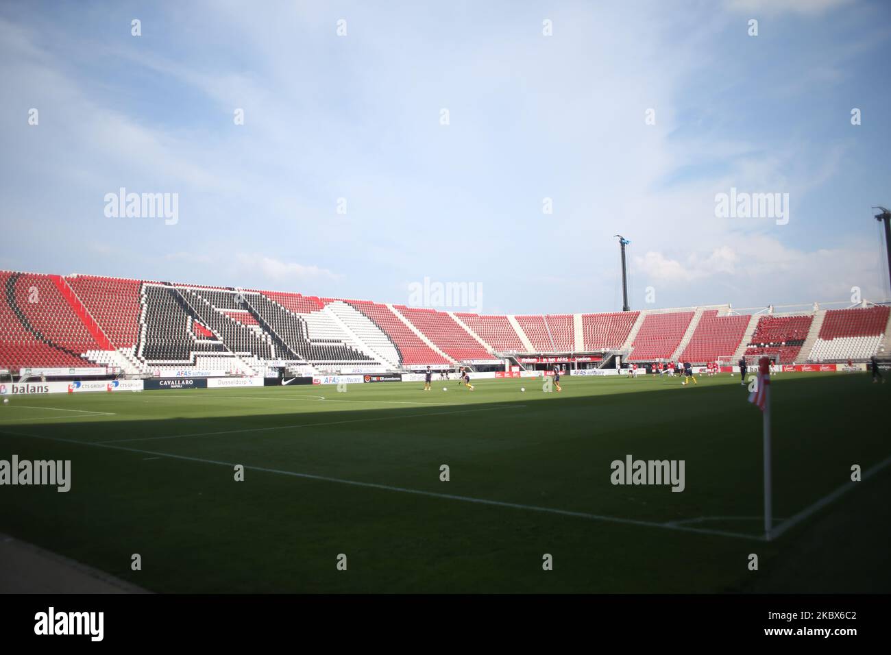 AFAS STADIUM pictures during a friendly match between AZ Alkmaar and AS Monaco at AFAS Stadium, in Alkmaar, Netherlands, on August 15, 2020. (Photo by Federico Guerra Moran/NurPhoto) Stock Photo