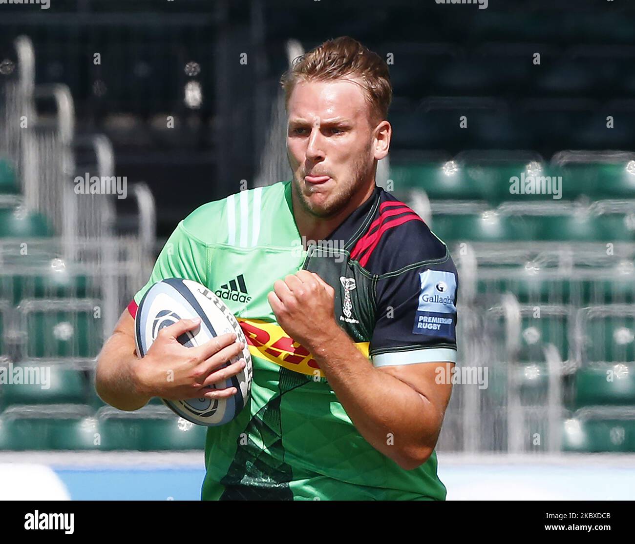 Alex Dombrandt of Harlequins during Gallagher Premiership Rugby between ...