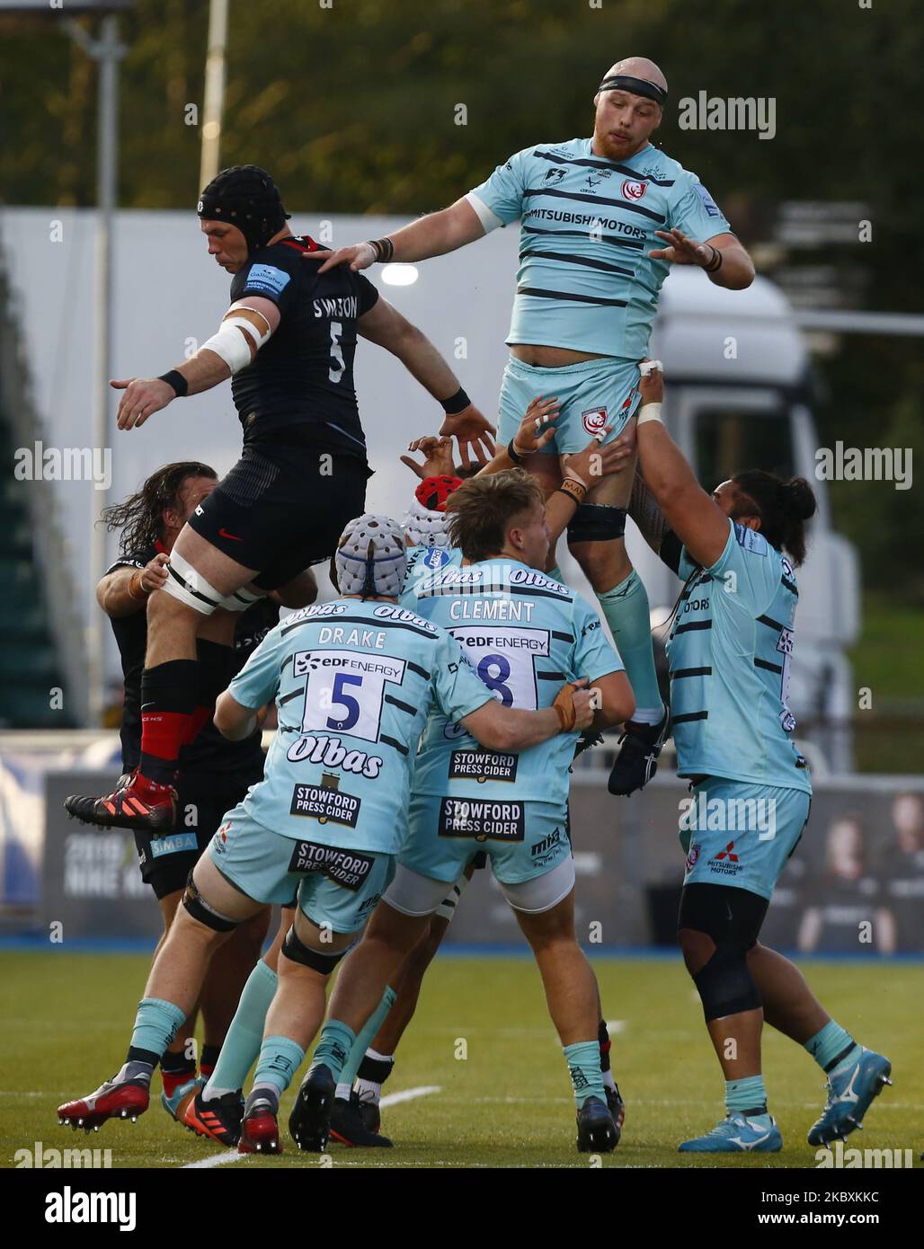 Charlie Beckett of Gloucester during Gallagher Premiership Rugby ...