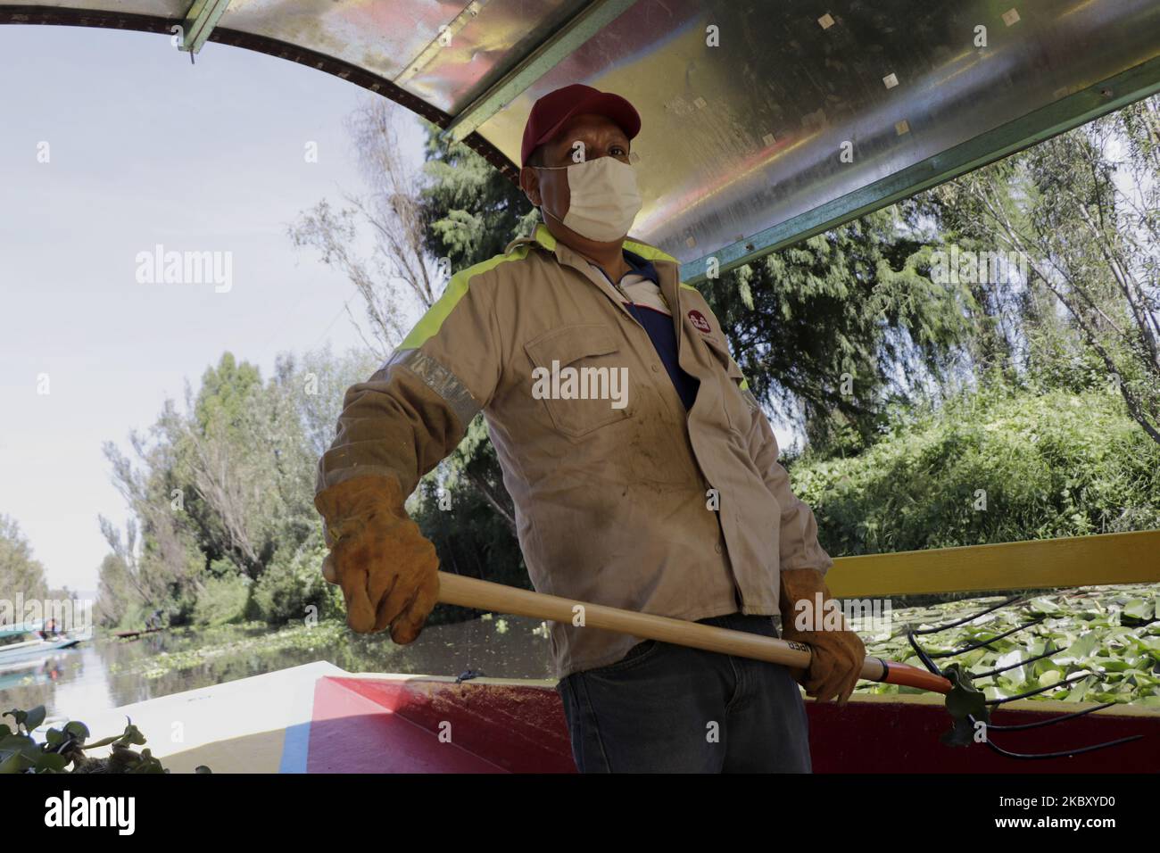 Xochimilco canals cleaning day hires stock photography and images Alamy