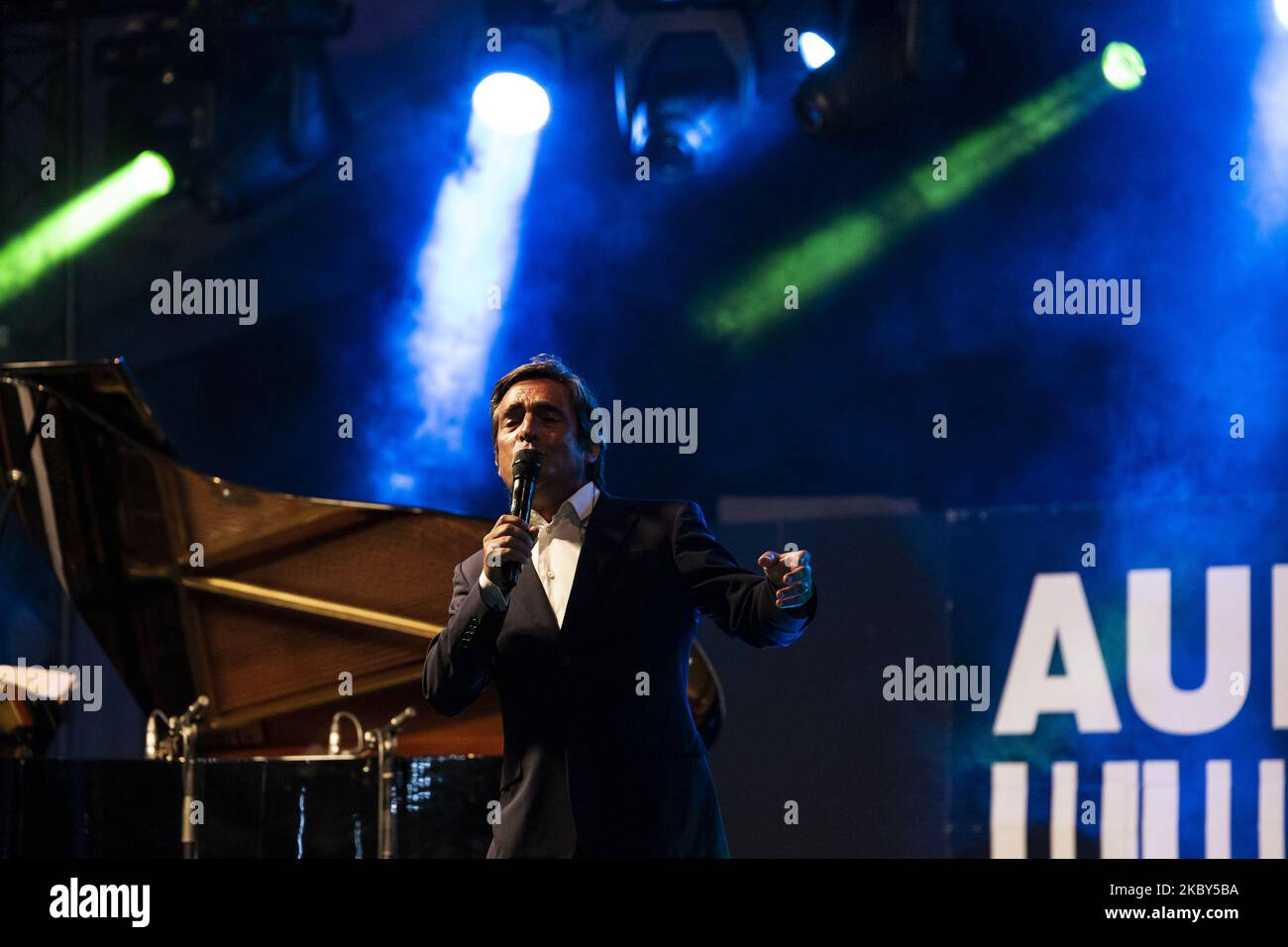 Portuguese fado singer CamanÃ© participates in the first day Festa do ...