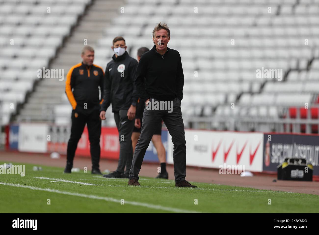 Sunderland manager Phil Parkinson during the Carabao Cup match between
