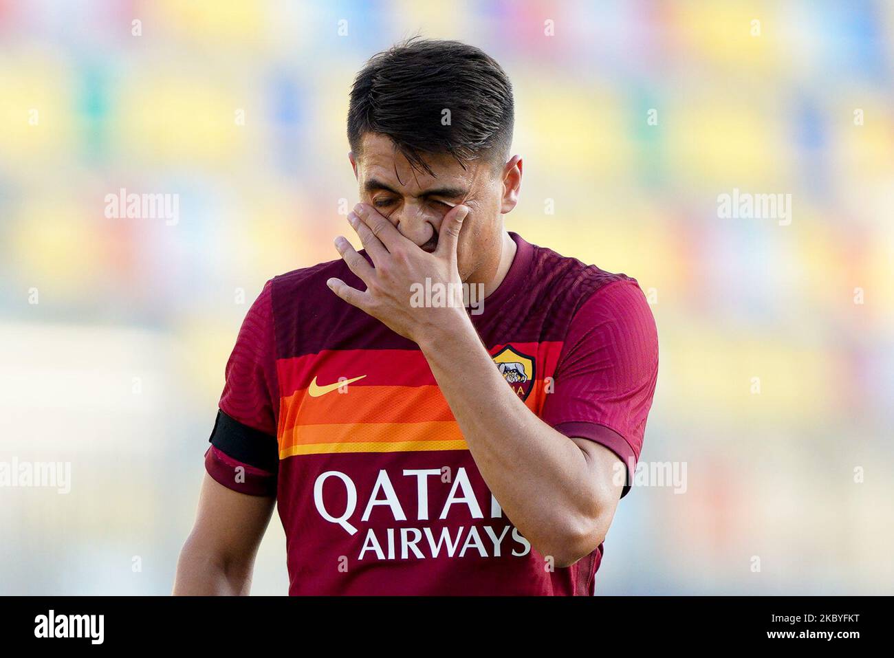 Cengiz Roma Cengiz Under of AS Roma reacts during the friendly match between ...