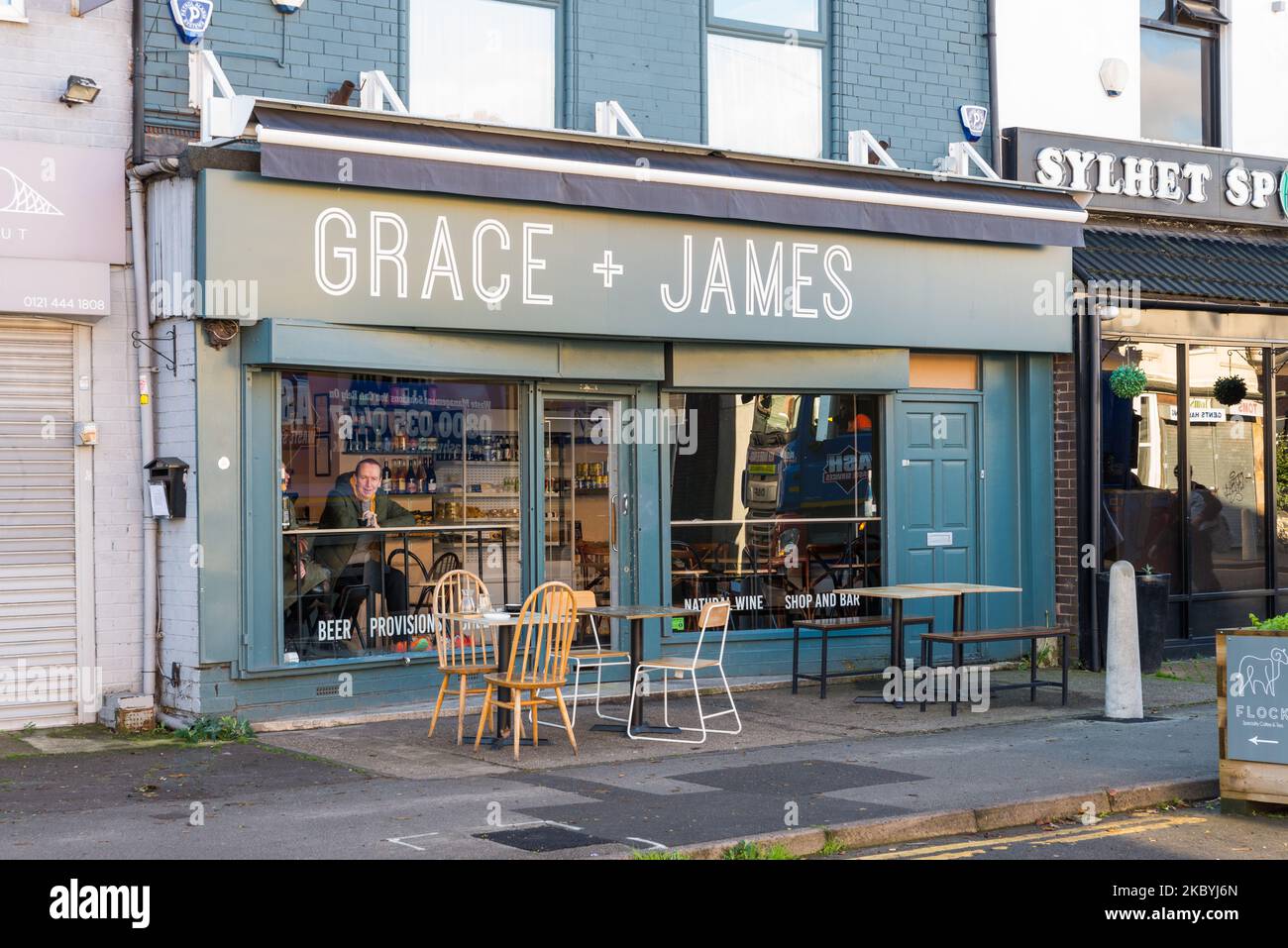 Grace and James is a popular cafe on York Road, Kings Heath with