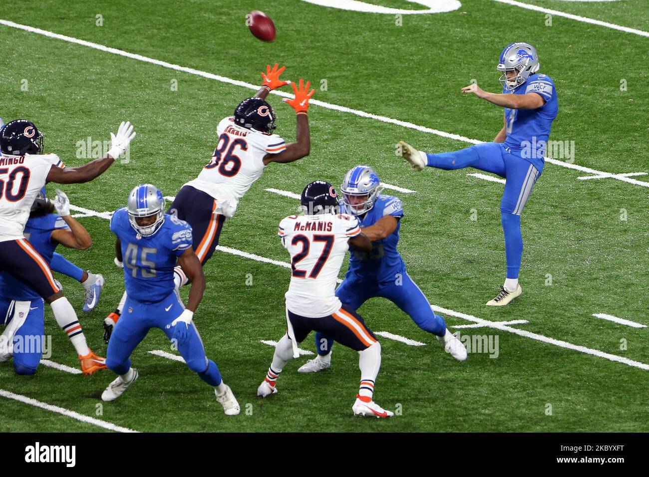 Detroit lions punter jack fox hires stock photography and images Alamy
