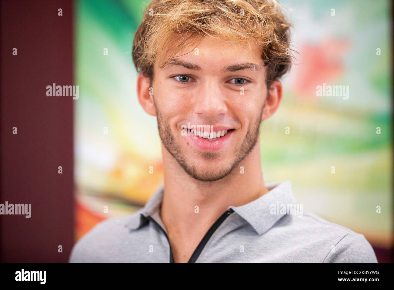 Formula 1 driver Pierre Gasly from AlphaTauri team receives honorary