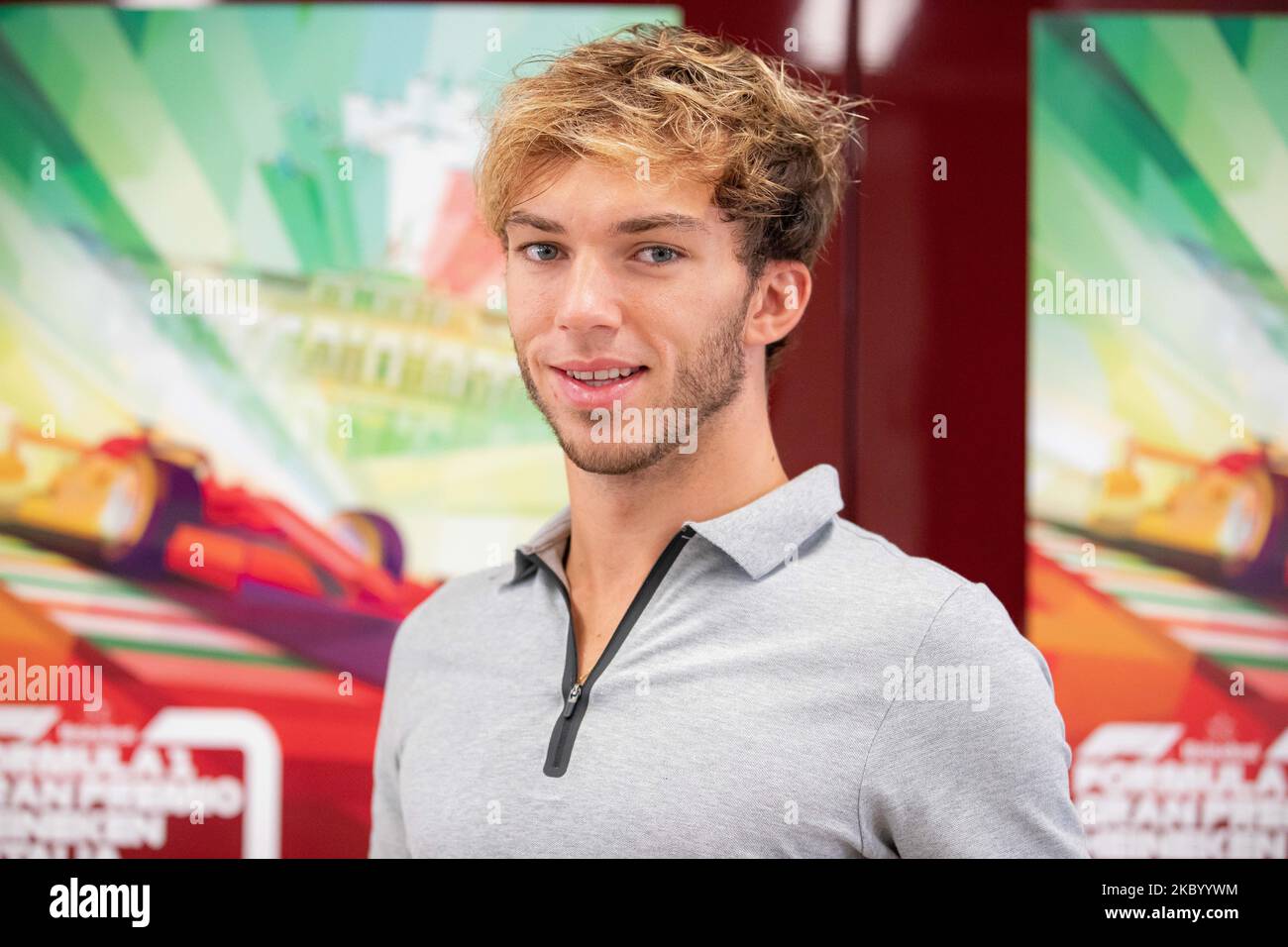 Formula 1 driver Pierre Gasly from AlphaTauri team receives honorary