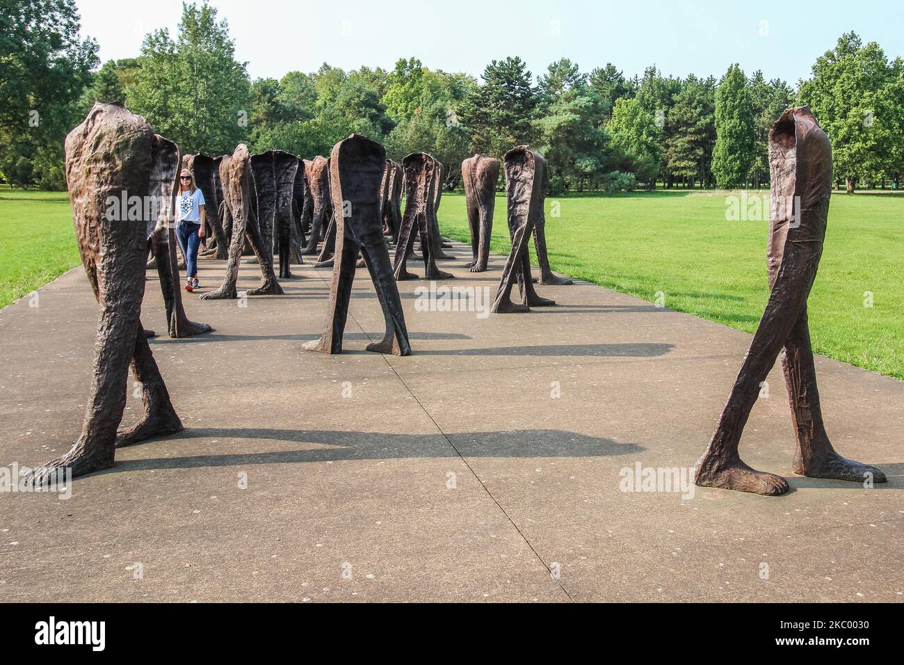 The group of 112 figures, titled Unrecognized (Nierozpoznani) by the