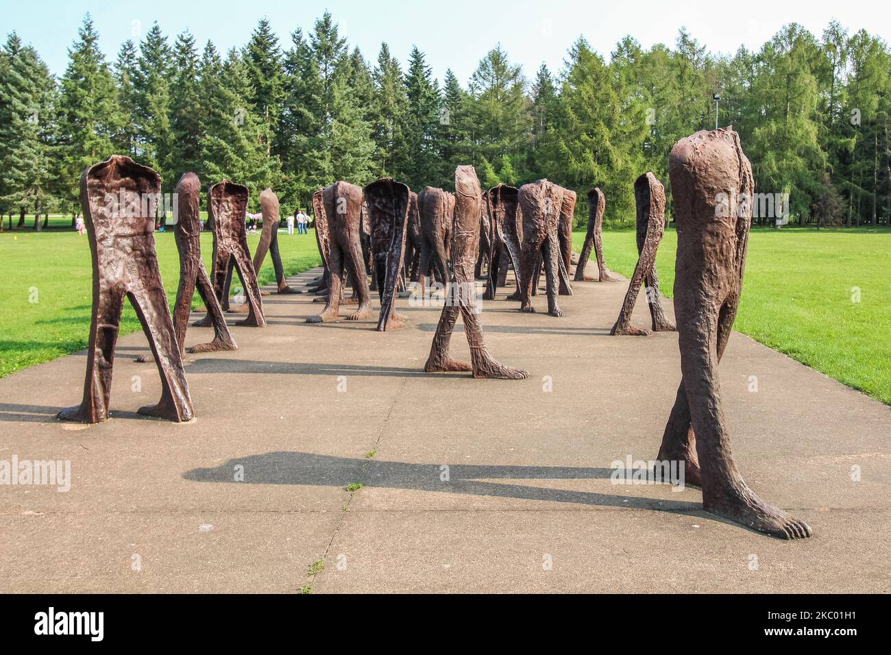 The group of 112 figures, titled Unrecognized (Nierozpoznani) by the