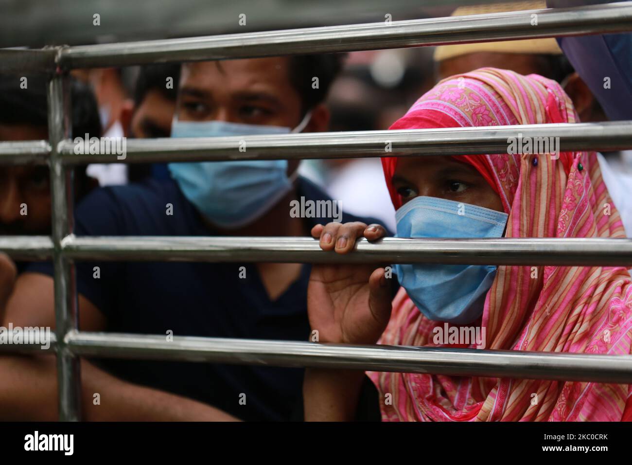 Bangladeshi migrant workers who work in Saudi Arabia protest in front ...