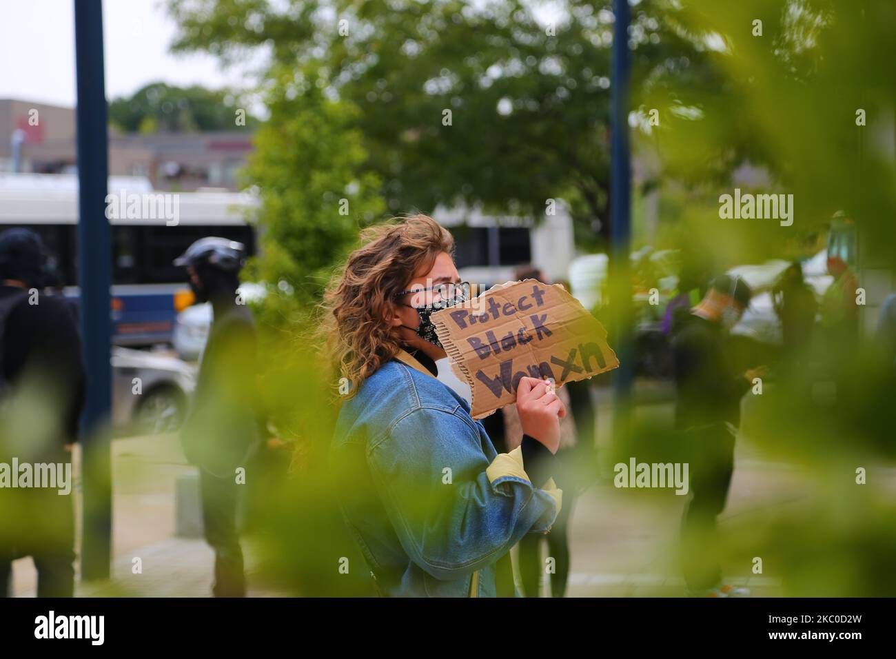 Blm protest boston police department hi-res stock photography and ...